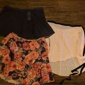 3 large ballet skirt